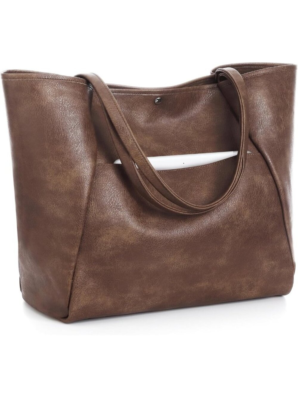 Stylish Large Vegan Leather Tote Bag for Women - Versatile Weekender Handbag